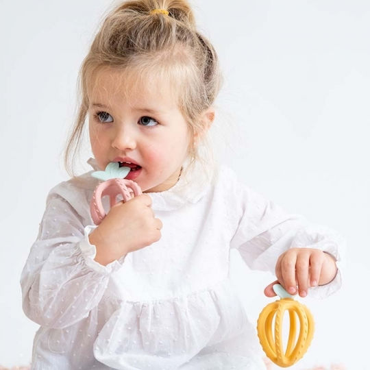 Saro Μασητικό Οδοντοφυΐας "Fresh Fruit 2104" Pink από Σιλικόνη για 6 m+ - Image 2