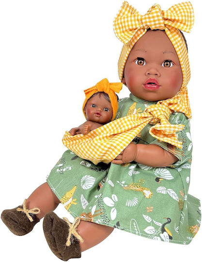 Nines d' Onil Μωρό Κούκλα Alica με μάρσιπο 40 εκ.