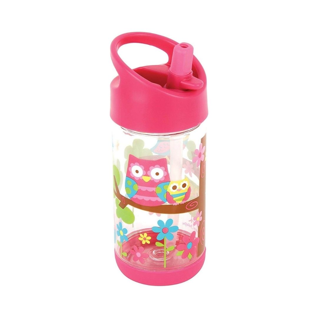 Stephen Joseph Πλαστικό Παγούρι με Καλαμάκι Flip Top Owl 355ml SJ112276 - Image 2