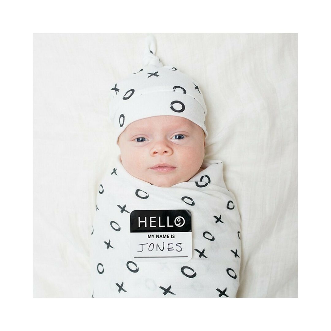 Lulujo Σετ Δώρου για Μωρά Hello World Hugs & Kisses για 0-4 μηνών 2τμχ (LJ642) - Image 2