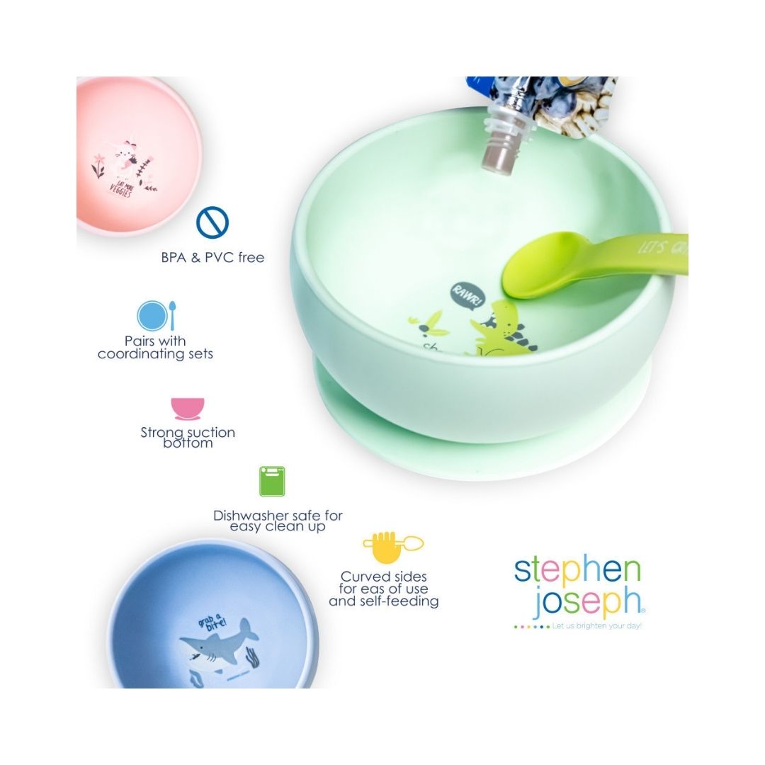 Stephen Joseph: Μπολ σιλικόνης Ζώα Ζούγκλας SJ122834 - Image 3