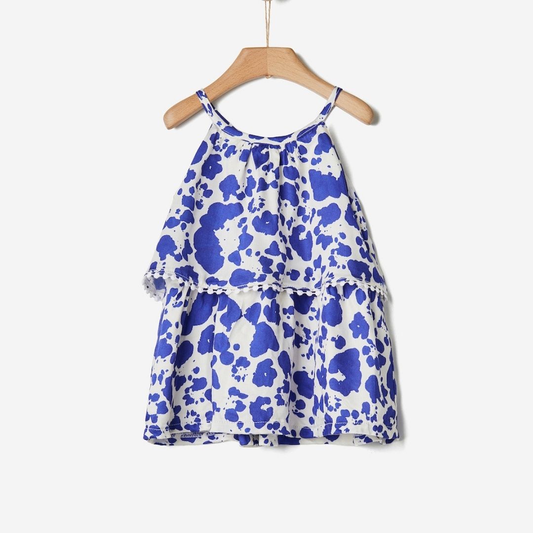 YELL-OH!: Φόρεμα Printed Dazzling Blue 41070140071