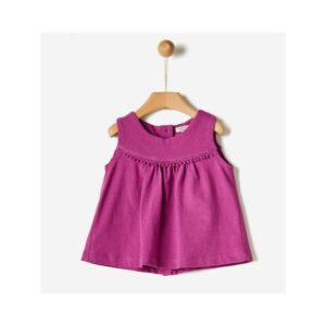 YELL-OH!: Μπλούζα Με Βολάν Και Pon Pon Orchid 41070335041