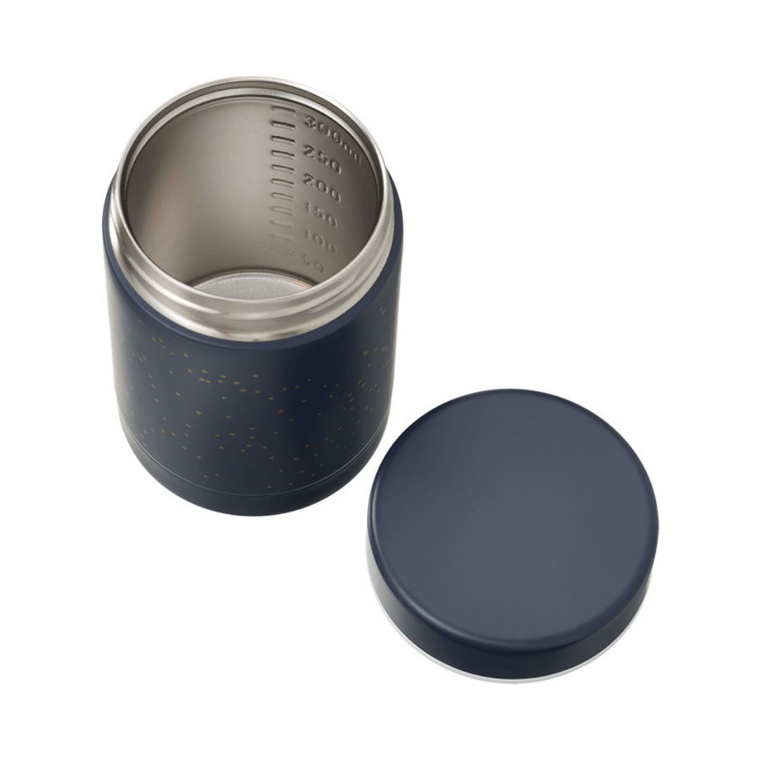 Fresk Θερμός ανοξείδωτο φαγητού 300ml -Indigo dots FR-FD100-22 - Image 2