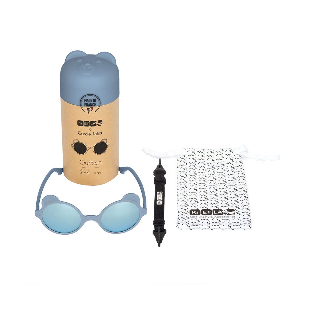 KiETLA Παιδικά Γυαλιά Ηλίου Ourson 2-4 ετών Silver Blue OU3SUNSILVER - Image 3