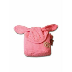 Minene Βρεφική Κάπα-Μπουρνούζι με Κουκούλα Cuddly Ροζ 18302004070OS