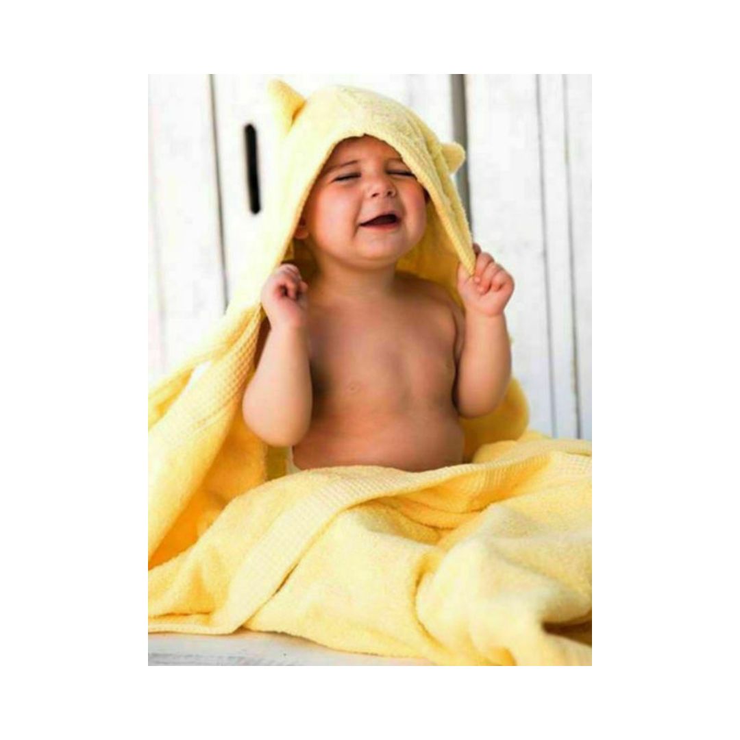 Minene Βρεφική Κάπα-Μπουρνούζι με Κουκούλα Cuddly Ροζ 18302004070OS - Image 2