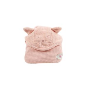 Minene Βρεφική Κάπα-Μπουρνούζι με Κουκούλα Cuddly Light Pink 18302004650OS