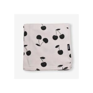 Minene Κουβέρτα Αγκαλιάς & Λίκνου Cherry Βαμβακερή Ροζ 80x80cm 11130002410OS