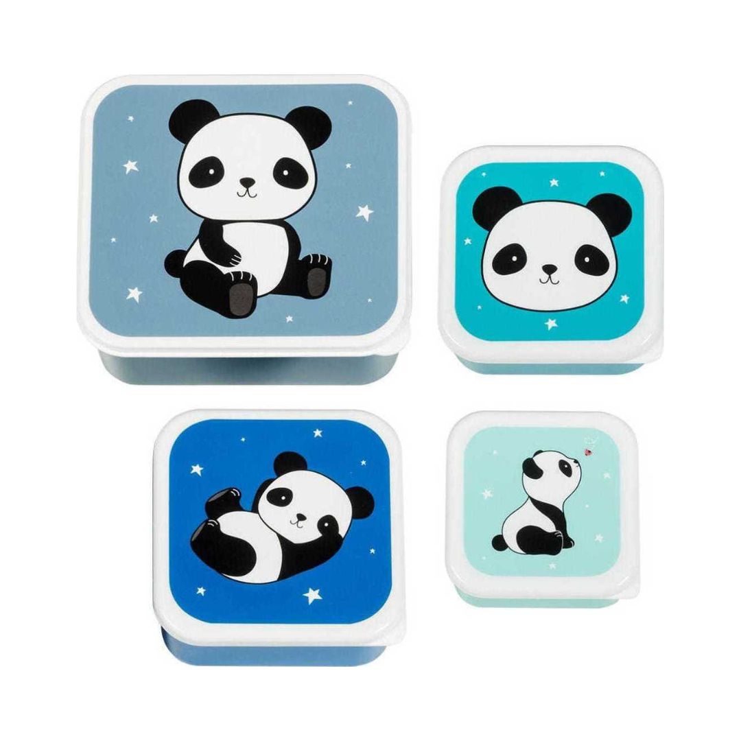 A Little Lovely Company: Σετ 4 Δοχεία Φαγητού Panda SBSEPA19