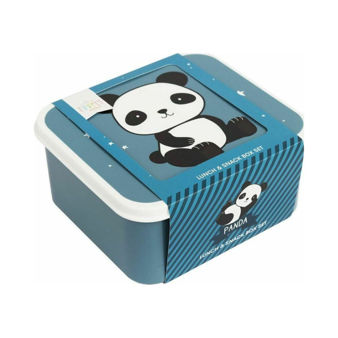 A Little Lovely Company: Σετ 4 Δοχεία Φαγητού Panda SBSEPA19 - Image 4