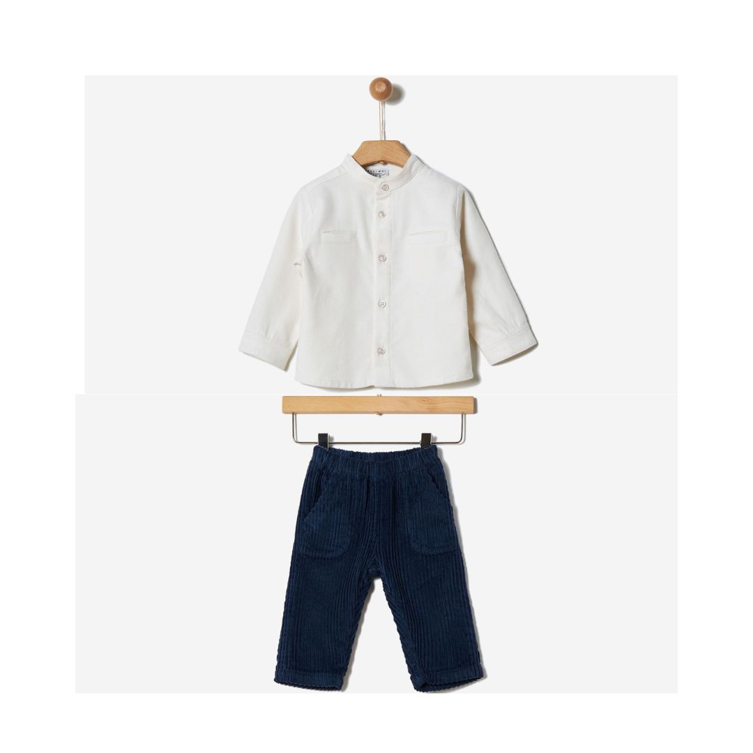 Yell-Oh! Σετ Πουκάμισο Φανέλα Birch & παντελόνι κοτλέ Insignia 41181113007