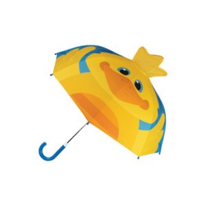 Stephen Joseph: Παιδική Ομπρέλα Μπαστούνι Παπάκι Pop Up Κίτρινη SJ104619