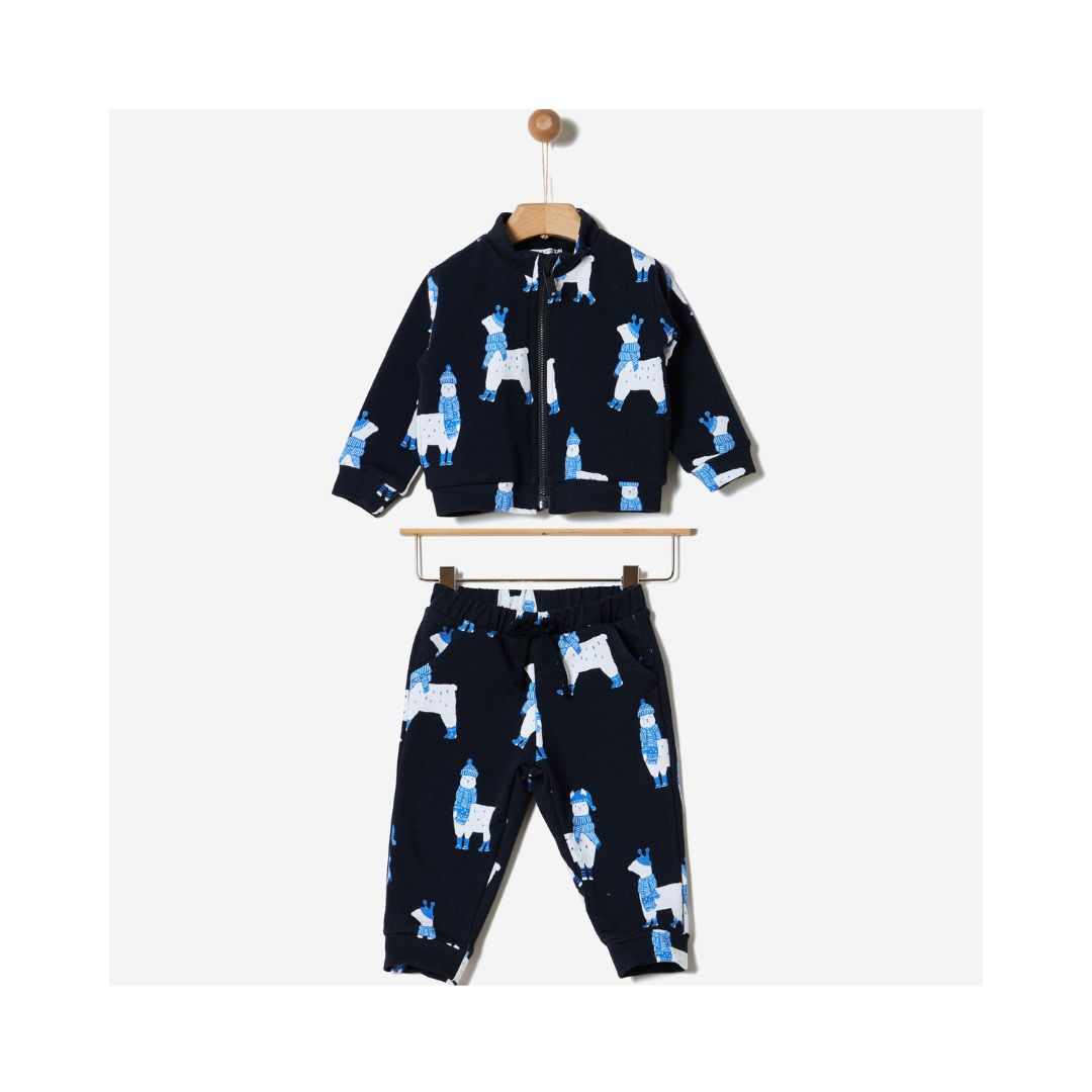 Yell-Oh!: Ζακέτα φούτερ & Παντελονάκι φόρμας με Lama 41181215012