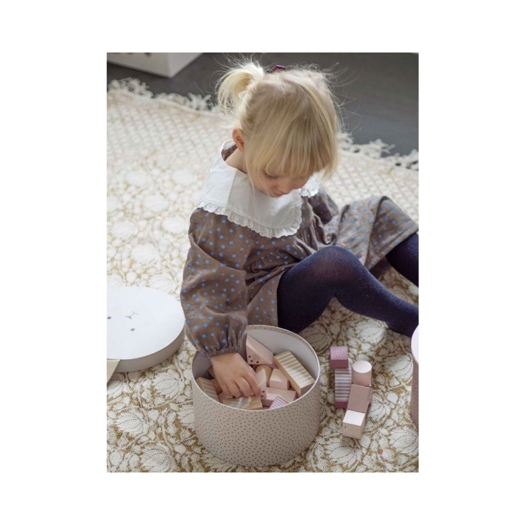 Jabadabado: Ξύλινα Τουβλάκια (Σετ 50τμχ) Pink JB-W7186 - Image 3