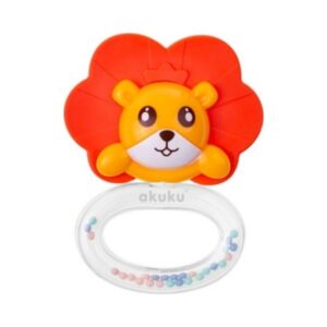 Akuku Κουδουνίστρα Μασητικό Ζωάκι Λιονταράκι A0449