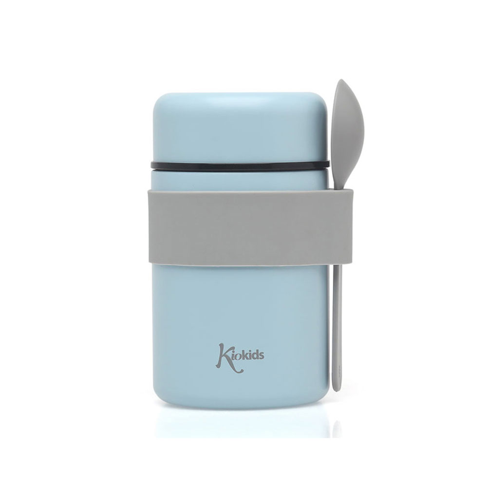 Βρεφικό Θερμός Φαγητού 500ml + Κουτάλι Kiokids Γαλάζιο 3597