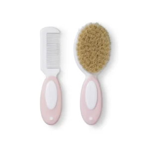 Βρεφικό Σετ Βούρτσα + Χτένα Saro Pink 39443