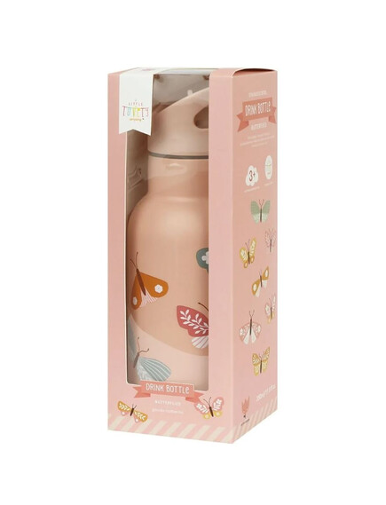 A Little Lovely Company: Μπουκάλι με διπλό τοίχωμα από ανοξείδωτο ατσάλι 350ml- Butterflies - Image 3