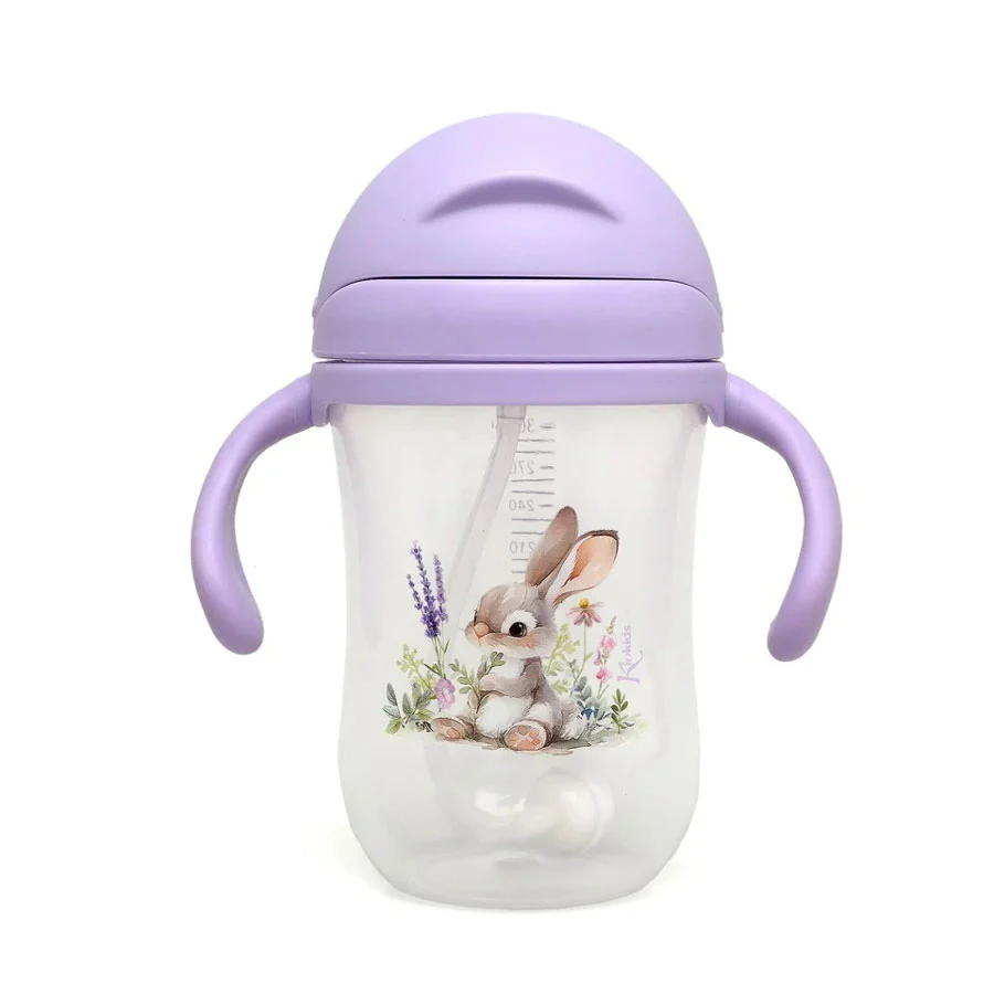 Παγούρι Με Καλαμάκι 300ml Kiokids Lavender Bunny 5370 - Image 4