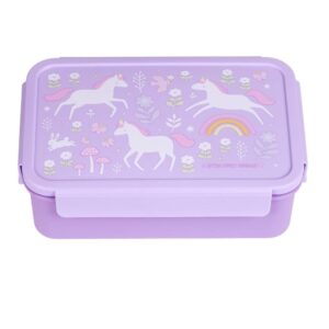 Φαγητοδοχείο Με Χωρίσματα 1.2lt (22x14.5x7) Α Little Lovely Company Unicorn Dreams BBUDPU70