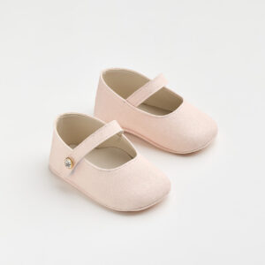 EverKid Βαπτιστικές Μπαλαρίνες Αγκαλιάς Σομόν Γκλίτερ K605B