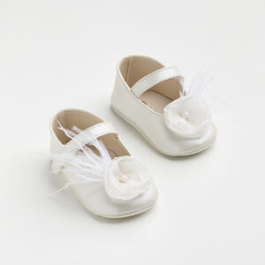 EverKid Βαπτιστικές Μπαλαρίνες Αγκαλιάς Εκρού K618E