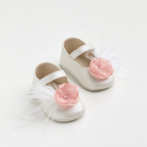 EverKid Βαπτιστικές Μπαλαρίνες Αγκαλιάς Εκρού K618P