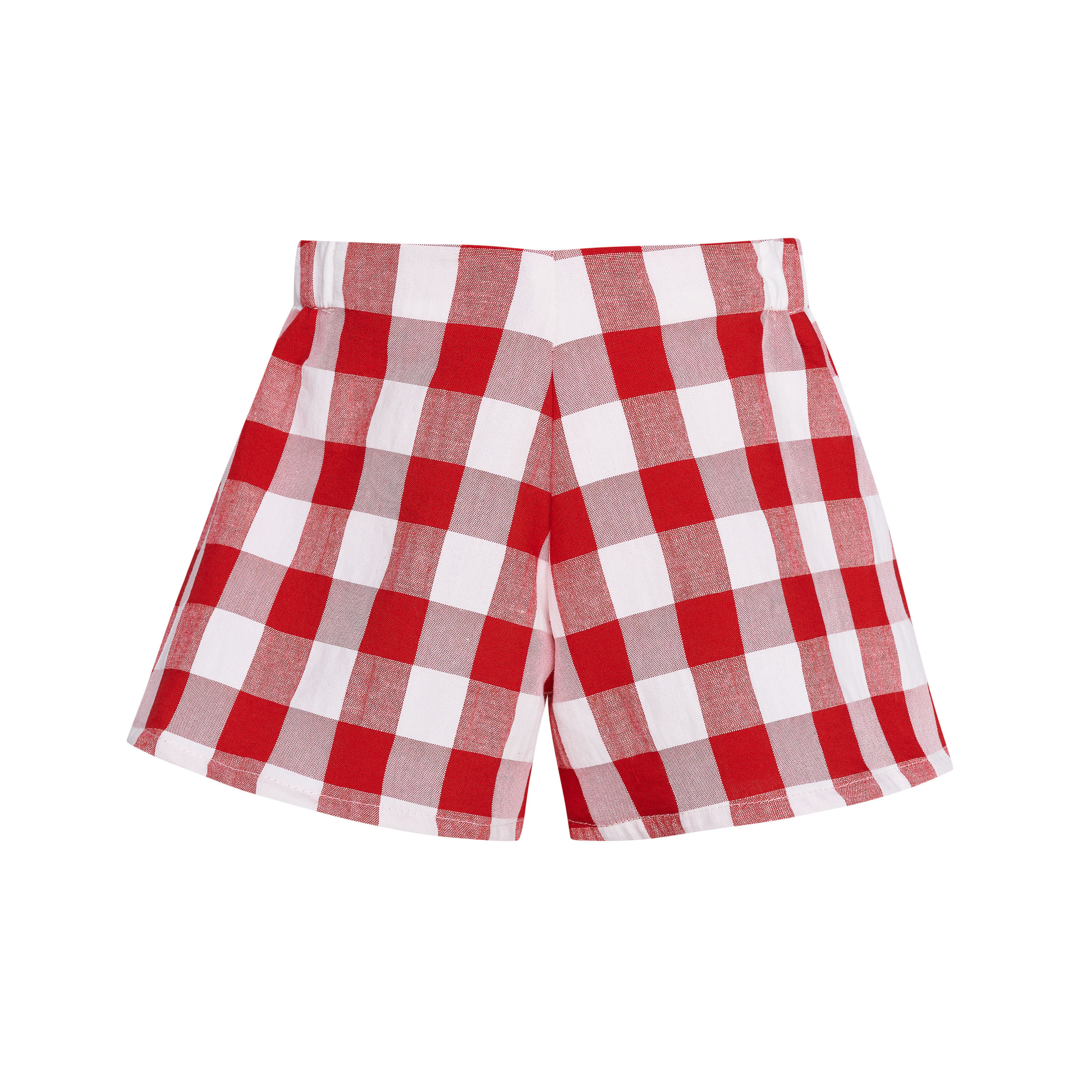 Two in a castle - Βρεφικό Σετ Κορίτσι Summer Fruit με Κεντημένο Τοπ & Vichy Σορτς (T7048) - Image 3