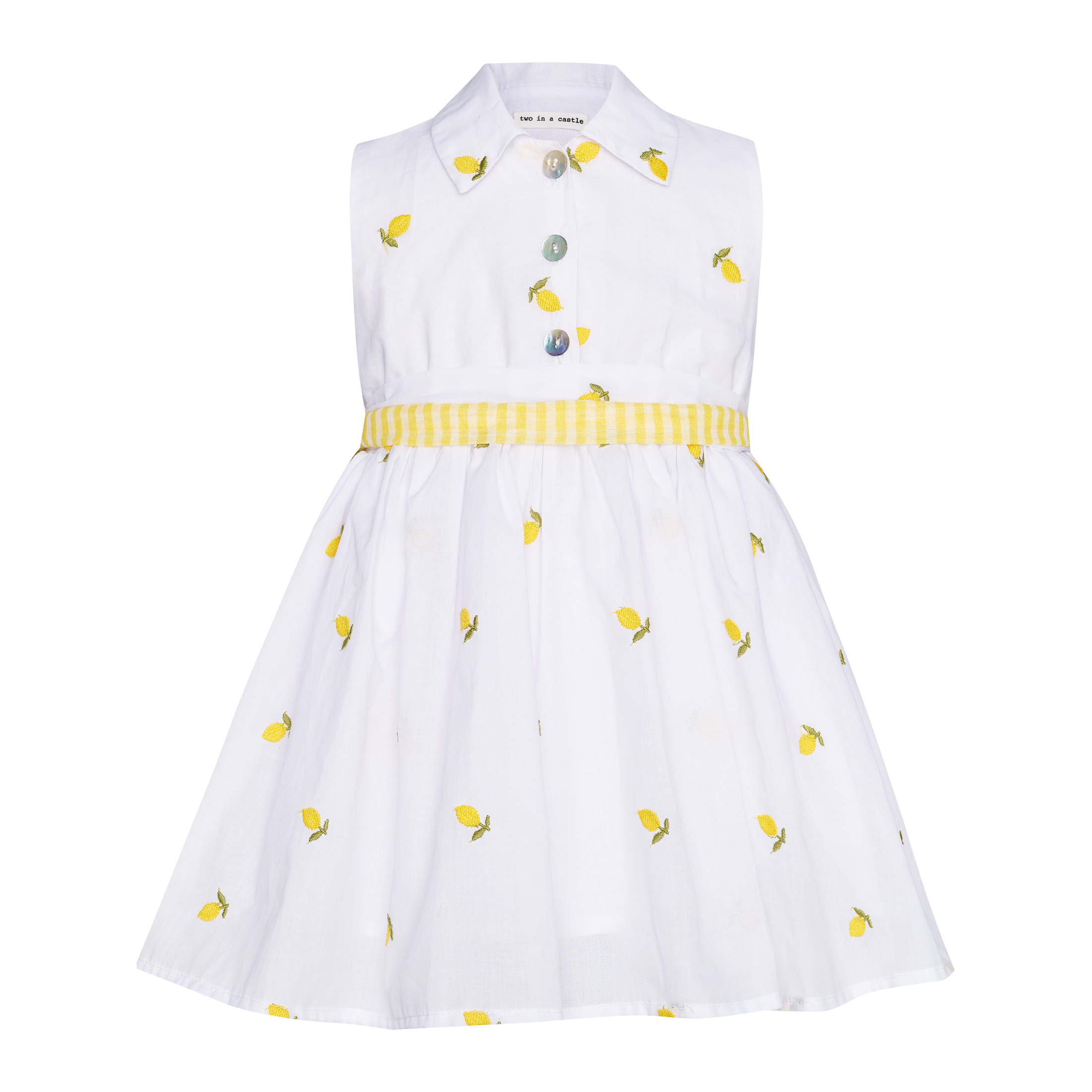 Two in a castle - Βρεφικό Φόρεμα Summer Fruit με Κέντημα (T7049) - Image 3