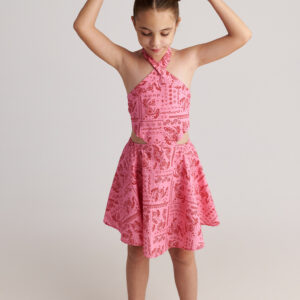 Two in a Castle – Παιδικό Φόρεμα Bandana Scarf Στυλ Bandana (T7072)