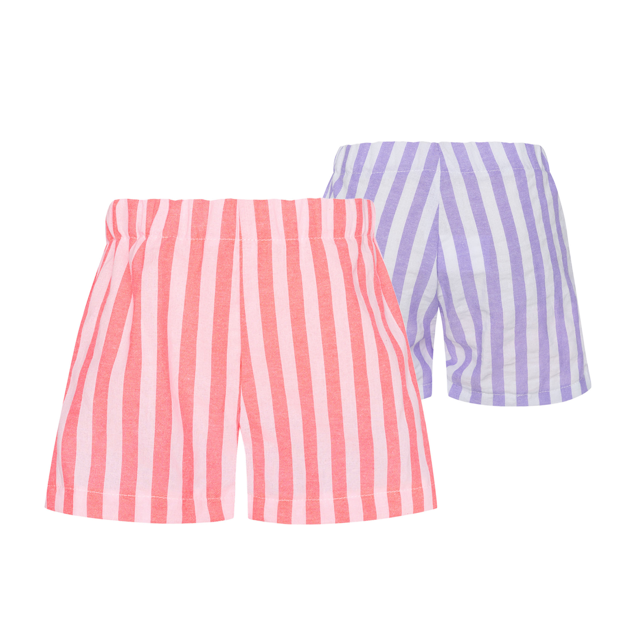 Two in a castle - Σετ Βρεφικό Radiant με Κεντημένο Τοπ & Σορτσάκι με Ρίγες (T7124) - Image 5