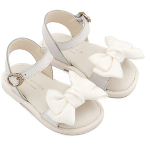 Πέδιλο με Διακοσμητικό Οργάντζας BW4892 Λευκό