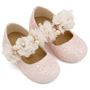 Εσπαντρίγια με Χειροποίητο Διακοσμητικό LU6118 Ροζ