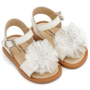 Πέδιλο με Διακοσμητικό Πεταλούδας BW4886 Εκρού