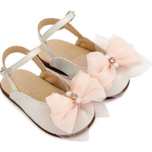 Γαλλικό Σαμπό Διακοσμημένο με Φιόγκο PRI2661 Εκρού-Ροζ