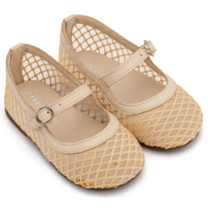 Γοβάκι Μονή Μπαρέτα με Δίχτυ BW4881 Μπεζ