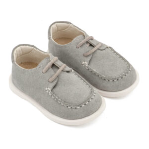 Καστόρινο Δετό Μοκασίνι BW4315 Γκρι