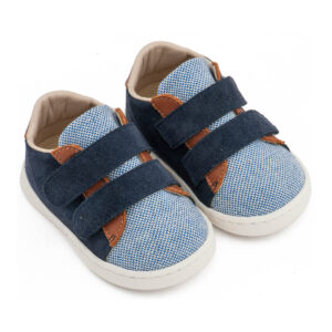 Sneakers Διπλή Μπαρέτα Χρατς PRI2104 Μπλε - Κάμελ