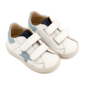 Τρίχρωμο Sneaker Διπλό Χρατς EXC5316  Λευκό-Σιέλ