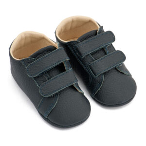 Δερμάτινο Σνίκερ με Χρατς MI1136 Μπλε