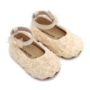 Μπαλαρίνα Διακοσμημένη με Chiffon Λουλούδι PRI2654 Εκρού