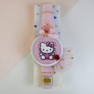 Παχαλινή Λαμπάδα Κορίτσι - Hello Kitty