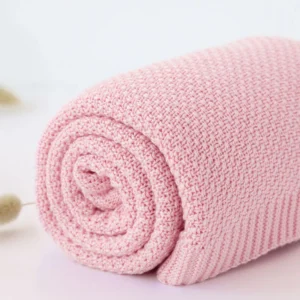 Κουβέρτα Αγκαλιάς Bamboo 80x110εκ. Ροζ