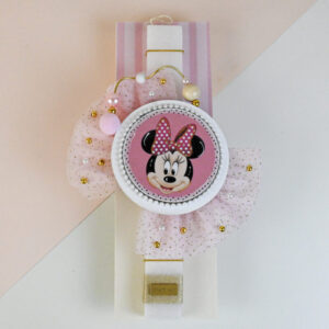 Πασχαλινή Λαμπάδα Κορίτσι - Minnie με Φιόγκο