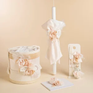 K26.07 Ξύλινο καλάθι Baby Bloom