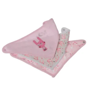 Σαλιάρες Bandana Pink Bunny 3τμχ. (10424-1)
