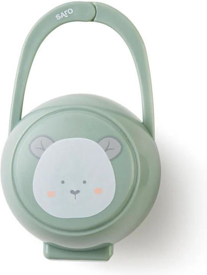 Saro Θήκη Πιπίλας Little Bear Μέντα (14807)