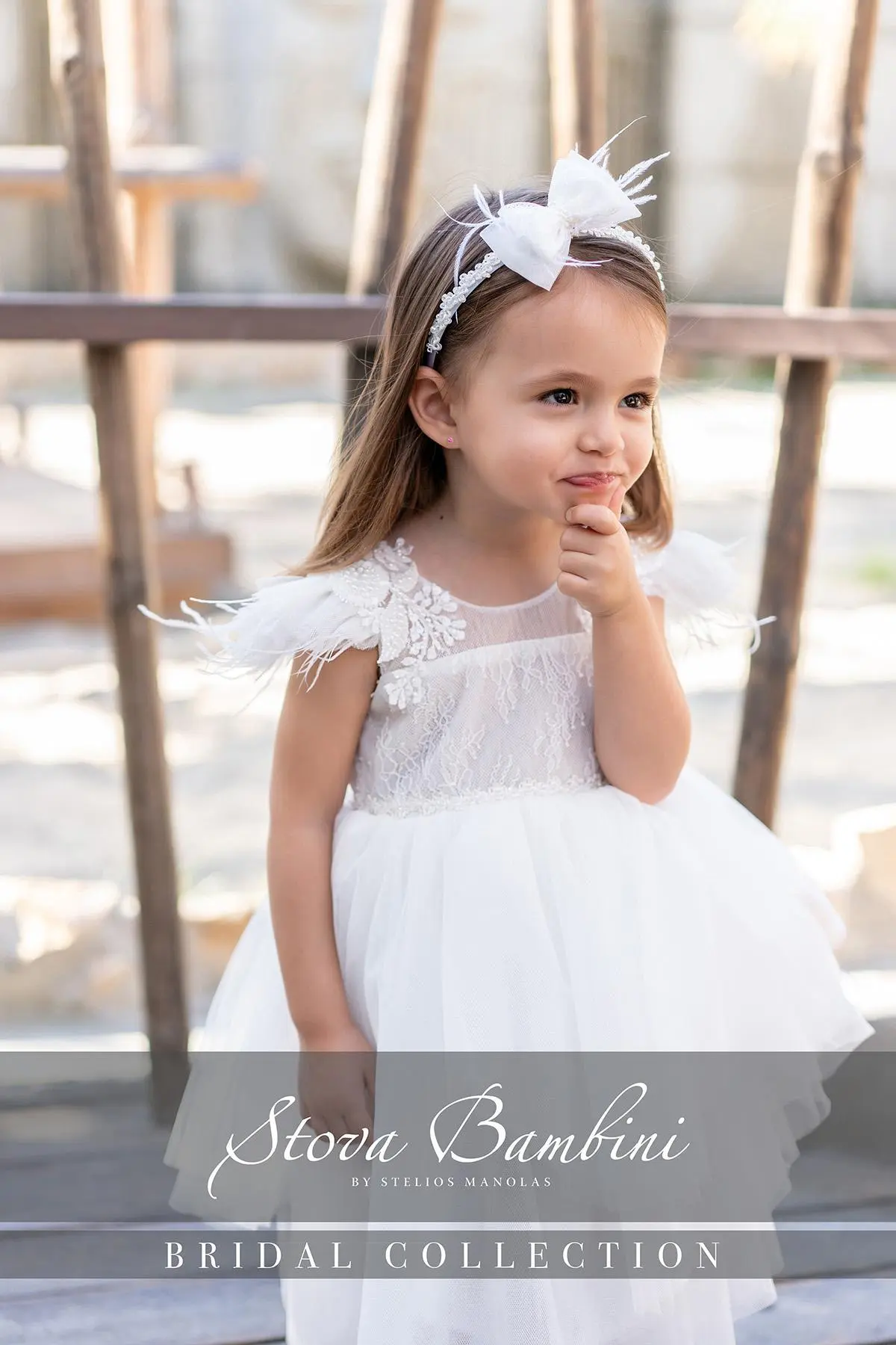 Stova Bambini Βαπτιστικό Φόρεμα SS26 G27