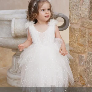 Stova Bambini Βαπτιστικό Φόρεμα SS26 G31